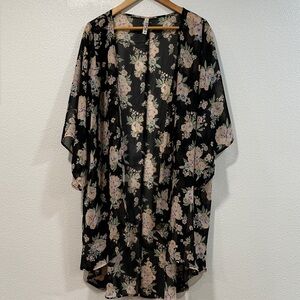 Floral Sheer Kimono